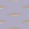 Lavender Trout Traditional Wallpaper - Wallpaper - 3