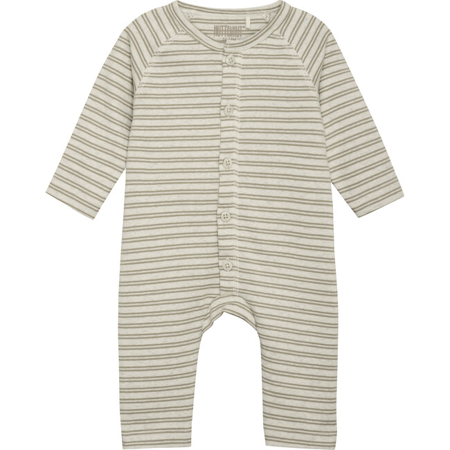 Long Sleeve Soft Playsuit, Silver Sage