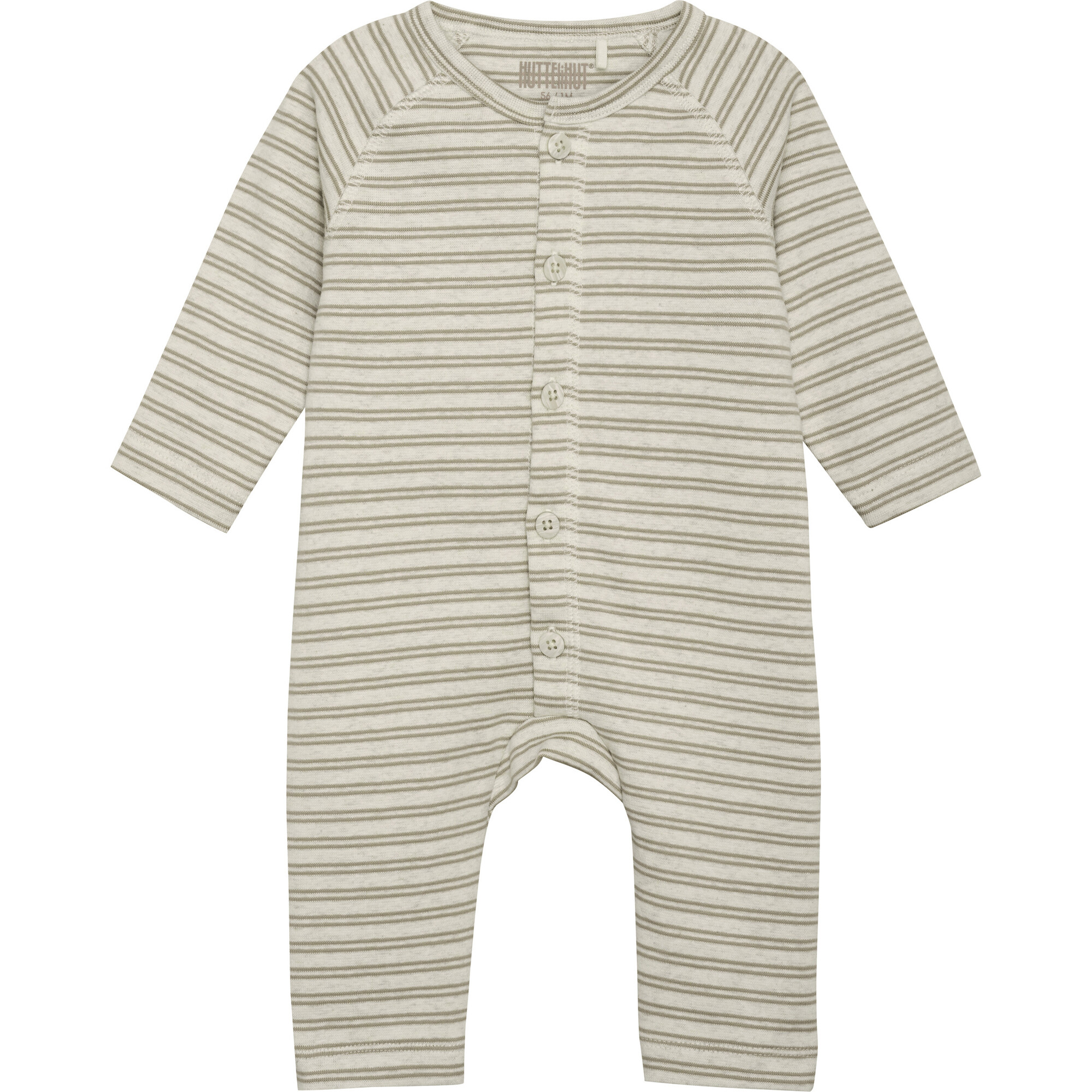 Long Sleeve Soft Playsuit, Silver Sage - Onesies - 1