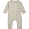 Long Sleeve Soft Playsuit, Silver Sage - Onesies - 1 - thumbnail