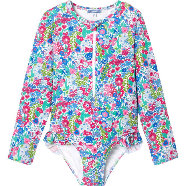 Girl Uv Protection Swimsuit, Multicolours