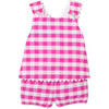 Baby Girl Shorts Set, Pink & White - Mixed Apparel Set - 1 - thumbnail