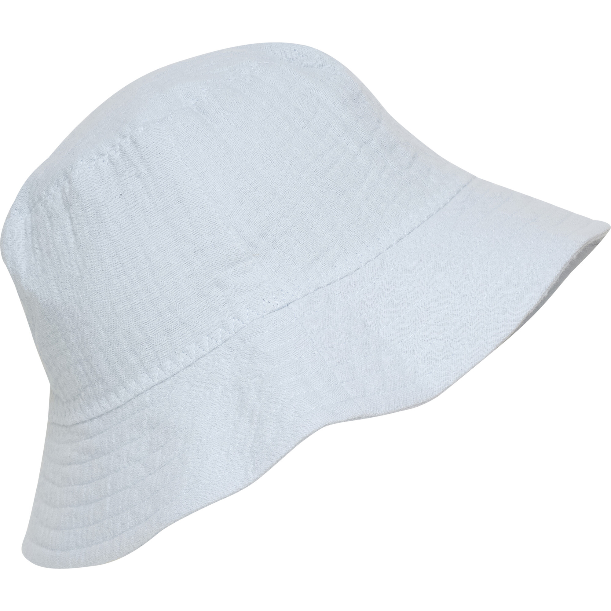 Muslin Cotton Bucket Hat, Celestial Blue - Hats - 1