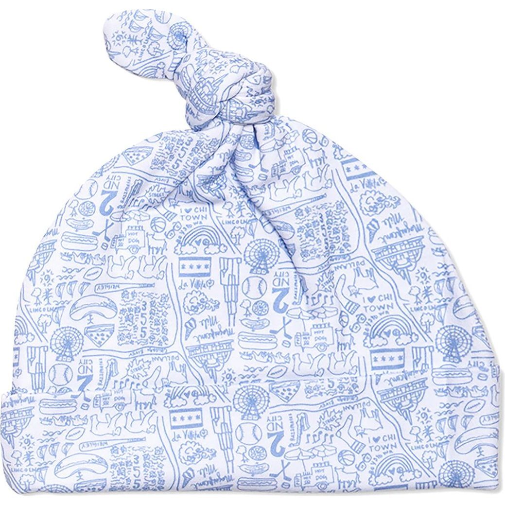 Chicago Baby Hat, Blue - Hats - 1
