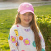 Sunshine Bow Baseball Hat, Magenta - Hats - 2