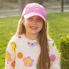 Sunshine Bow Baseball Hat, Magenta - Hats - 3