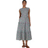 Womens Iris Dress In Margot Strawberry Cream - Dresses - 1 - thumbnail