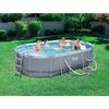 Power Steel 16' x 10' x 42" Oval Frame Swimming Pool Set - Pool - 3