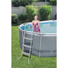 Power Steel 14' x 8.2' x 39.5" Oval Frame Above Ground Pool Set W/ Filter - Pool - 3