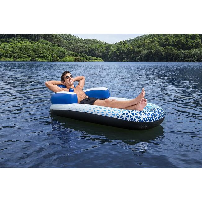 Hydro Force: Indigo Wave Pool Lounge 72" x 42" - Pool Toys - 2