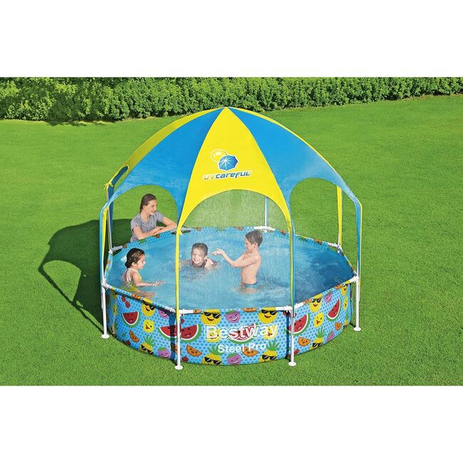 H2OGO!Splash-In-Shade Play Pool - 8' x 20" - Kiddie Pools - 2