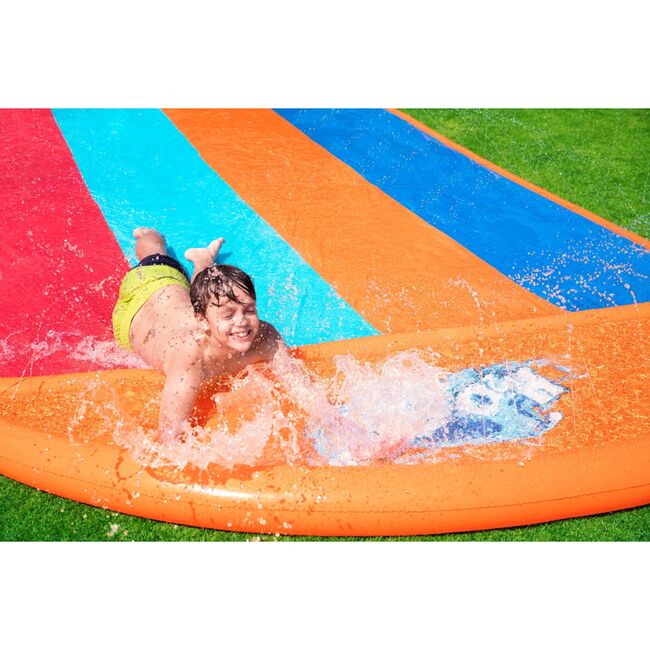 H2OGO! 16' Quadruple Inflatable Water Slide with Splash Landing - Water Toys - 2