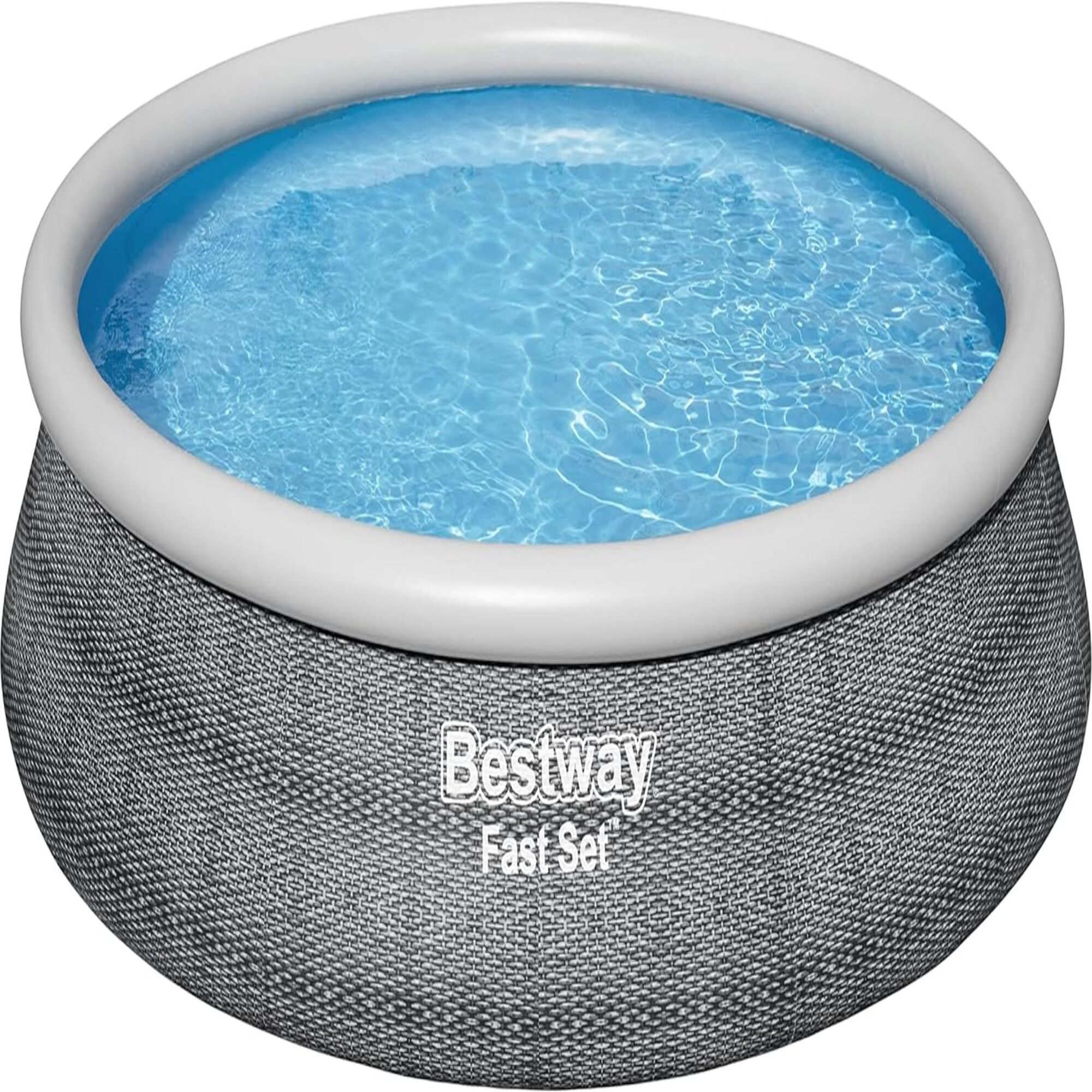 Fast Set 15 Foot Round Inflatable Pool Set - Pool - 1