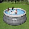 Fast Set 15 Foot Round Inflatable Pool Set - Pool - 2