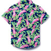 Tropical Bird Poplin Shirt - Shirts - 1 - thumbnail