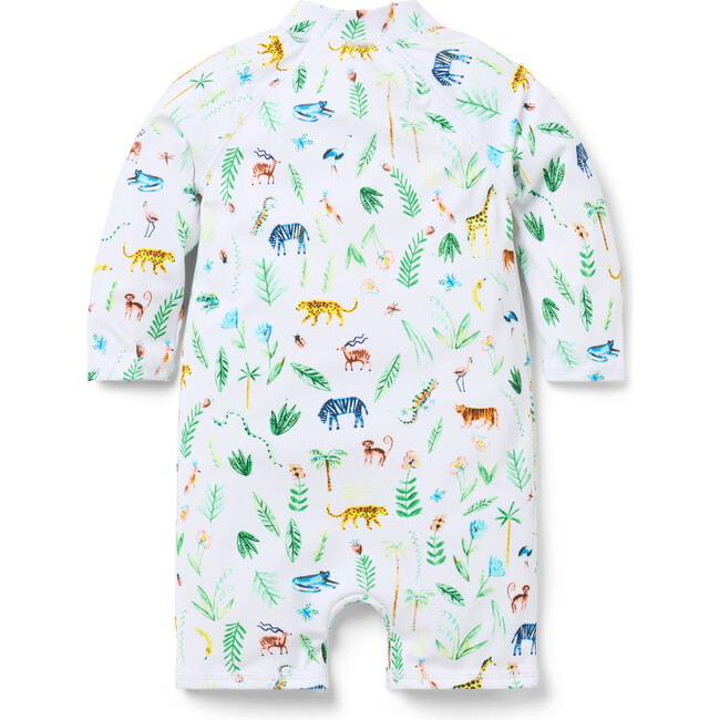 Baby Recycled Safari Rash Guard Swimsuit - Rash Guards - 2