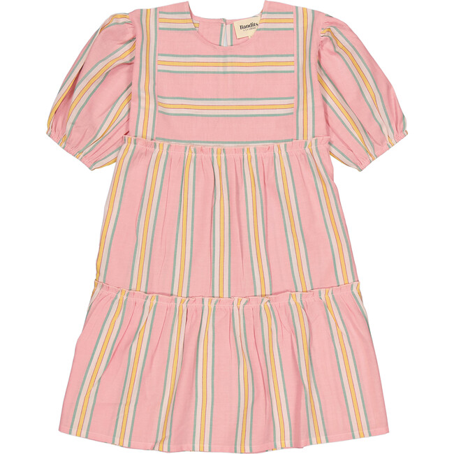 Girls Vanille Dress, Stripes