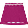 Girls Skirt Fleurette, Purple - Skirts - 1 - thumbnail