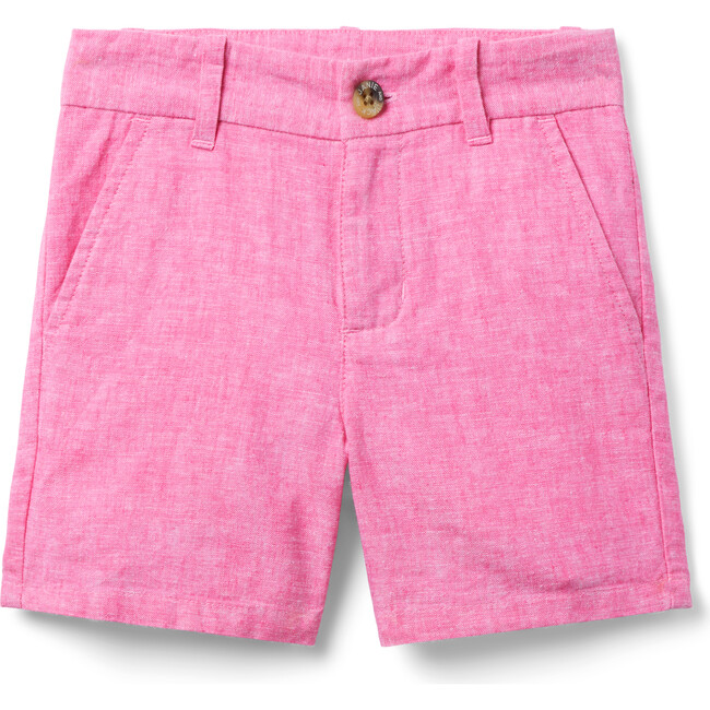 Linen-Cotton Short, Pink