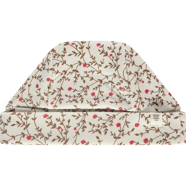 Vines Florals Print Baby Hat, Multicolors