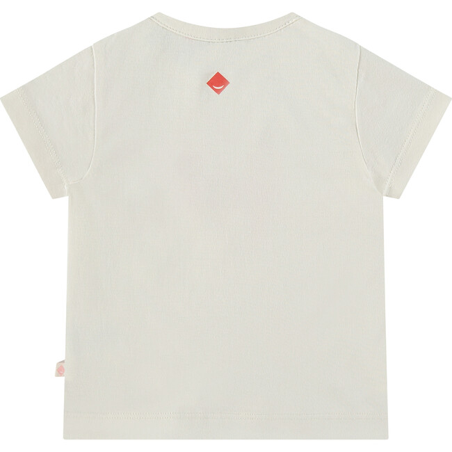 Ice Cream Print Short Sleeve T-Shirt, Ivory - T-Shirts - 2