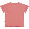 Flower Print Short Sleeve T-Shirt, Candy Pink - T-Shirts - 2