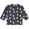 Cartoon Birds Print Long Sleeve T-Shirt, Dark Grey - T-Shirts - 2