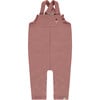 Baby Girl Regular Fit Overalls, Mauve Pink - Overalls - 1 - thumbnail