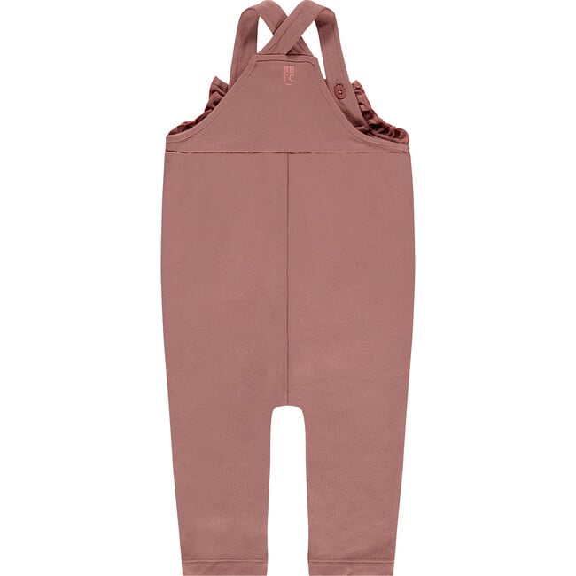 Baby Girl Regular Fit Overalls, Mauve Pink - Overalls - 2