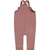 Baby Girl Regular Fit Overalls, Mauve Pink - Overalls - 2