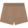 Baby Boy Elastic Drawstring Waist Sweatshorts, Chestnut - Shorts - 2