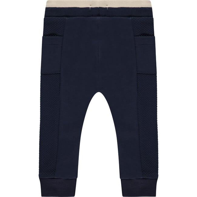 Baby Boy 2-Pocket Slim Fit Sweatpants, Indigo - Sweatpants - 2