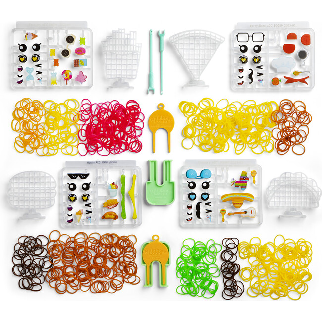 Rainbow Loom: Loomies Food Figurines - 4 Character Rubber Band Kit - Arts & Crafts - 3