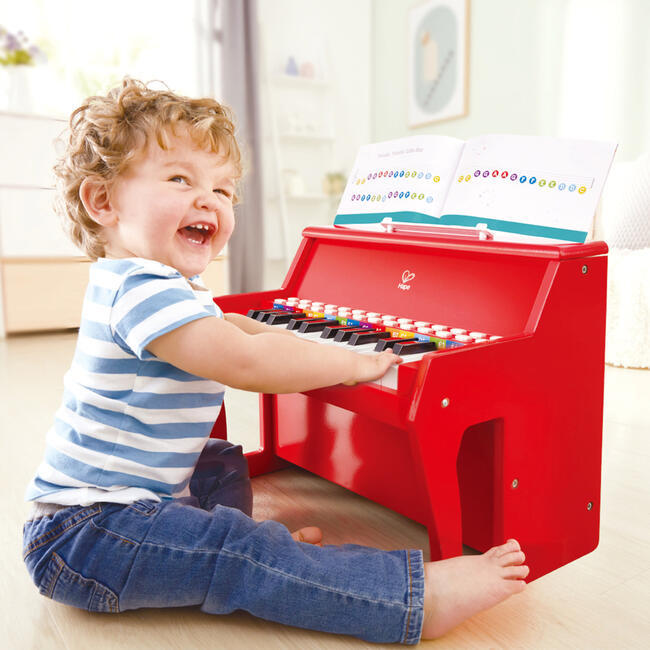 Learn With Lights: Electronic Piano - Red - Musical - 3