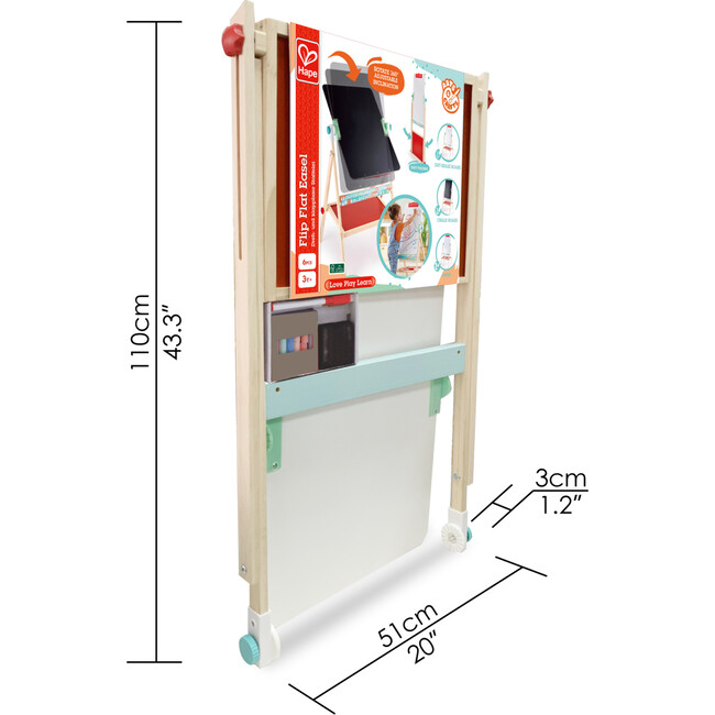 Standing Flip Flat Easel - Double-Sided - Arts & Crafts - 6