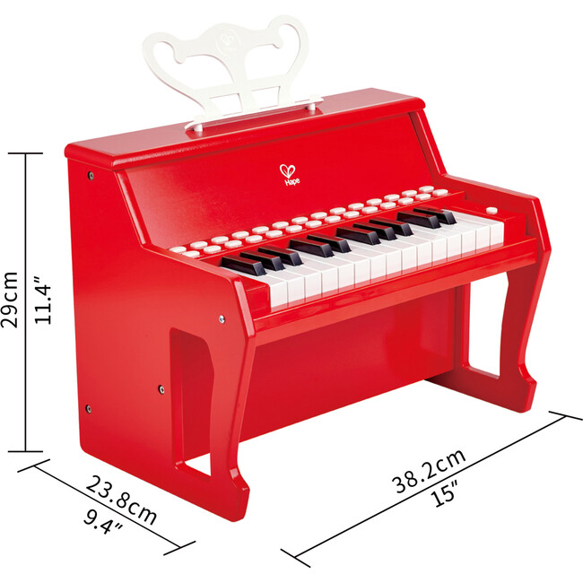 Learn With Lights: Electronic Piano - Red - Musical - 6