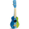 Kid's Wooden Toy Ukulele - Blue & Green - Musical - 1 - thumbnail