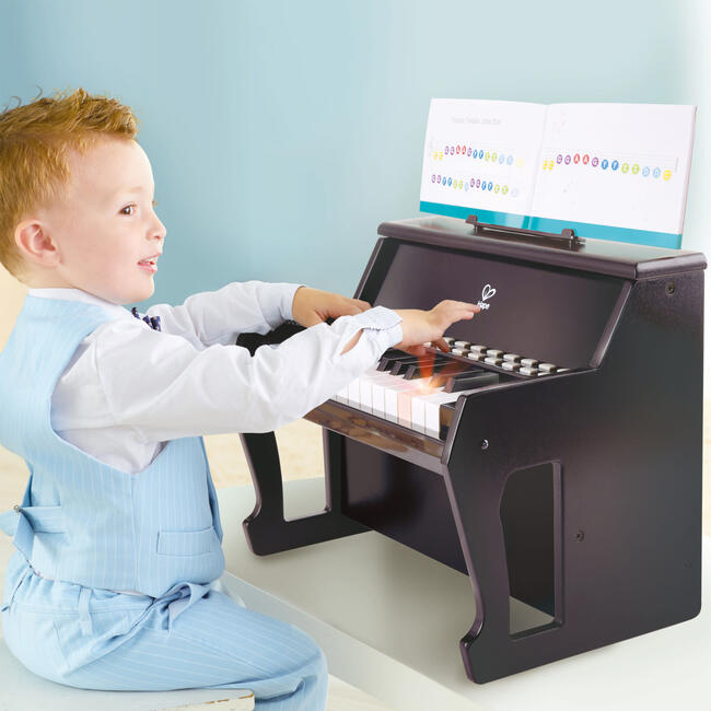 Learn With Lights: Electronic Piano - Black - Kids Musical Instrument - Musical - 3