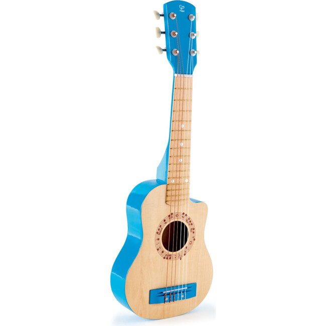 First Musical Guitar: Blue Lagoon - Kid's Wooden Instrument