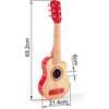 First Musical Guitar: Red Flame - Kid's Wooden Instrument - Musical - 4