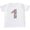 Liberty of London Children's Birthday Short Sleeve T-shirt, White - T-Shirts - 1 - thumbnail