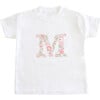 Liberty of London Children's Personalised Short Sleeve T-shirt, White - T-Shirts - 1 - thumbnail