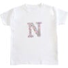 Liberty of London Children's Personalised Short Sleeve T-shirt, White - T-Shirts - 3