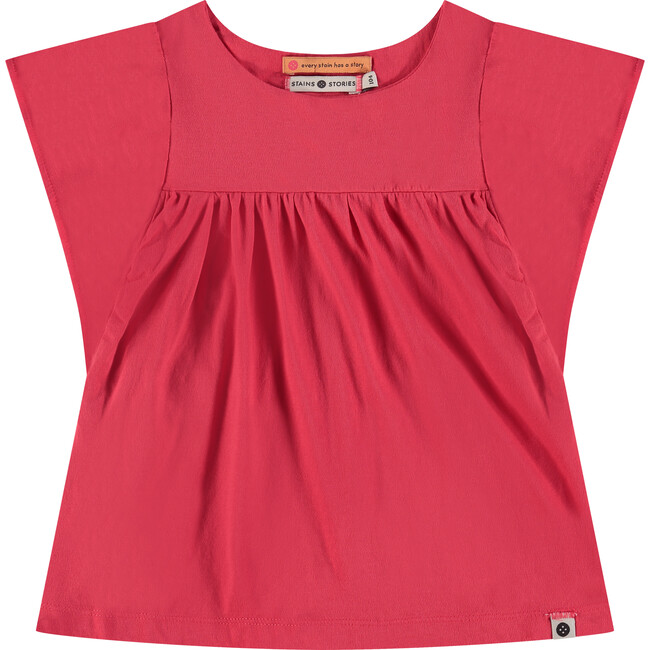 Sleeveless T-Shirt, Teaberry Red