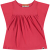 Sleeveless T-Shirt, Teaberry Red - T-Shirts - 1 - thumbnail