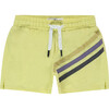Swim Shorts, Lemon Yellow - Swim Trunks - 1 - thumbnail