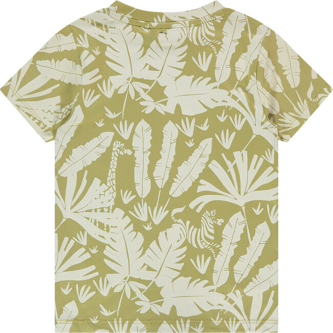 Palm Leaves T-Shirt, Kiwi Multi - T-Shirts - 2