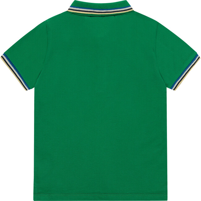 Short Sleeve Polo, Green - Polo Shirts - 2