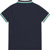 Short Sleeve Polo, Dark Royal Navy - Polo Shirts - 2