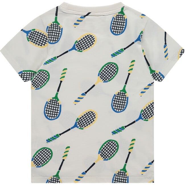 Tennis Rackets T-Shirt, River Blue - T-Shirts - 2